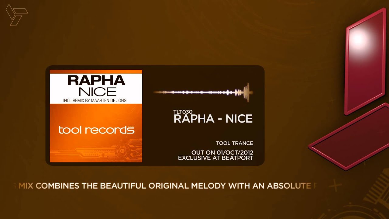 TLT030 Rapha - NICE (incl. Maarten de Jong Remix) - more than nice!!