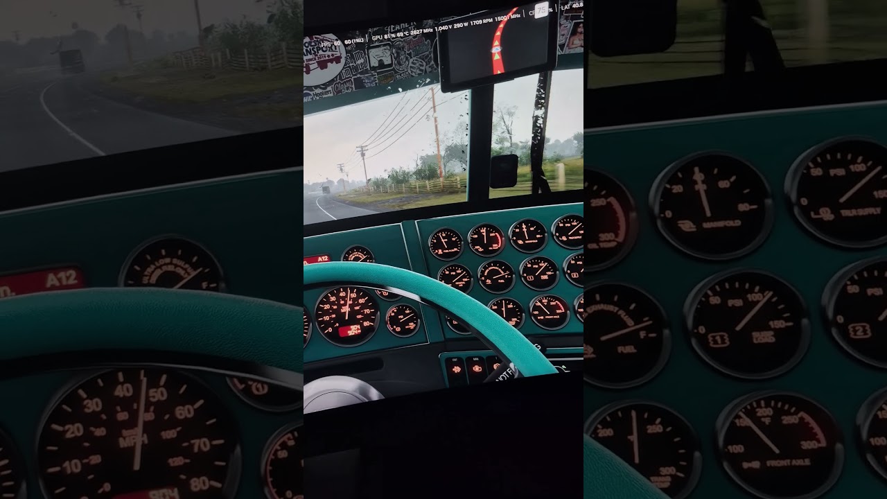 🌧️ATS | Rainy Texas Drive | Ultra Graphics + Project Ultimate ReShade 🚛 #ats #gaming