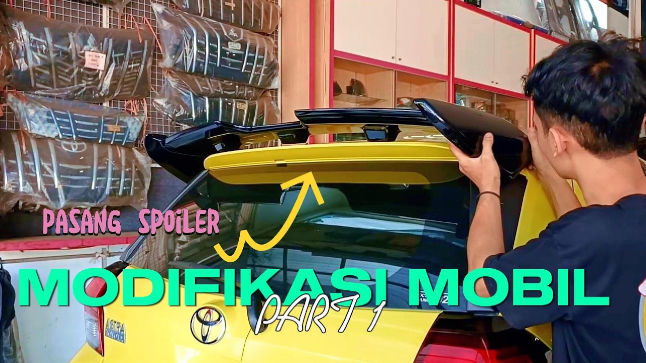 Modifikasi Mobil Agya -  Part 1: Pasang Spoiler urbanet