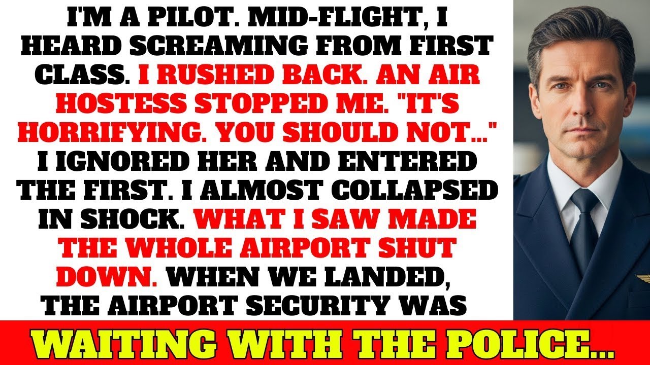 WHAT I SAW IN THE FIRST CLASS MADE THE WHOLE AIRPORT SHUT DOWN AND THE POLICE...