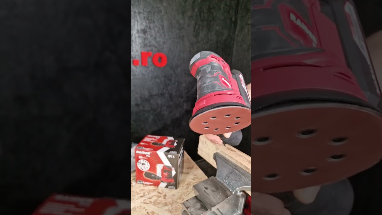 Slefuitor orbital/excentric Raider RDP-SRSA20 SOLO, 20V, 125mm, fara acumulator