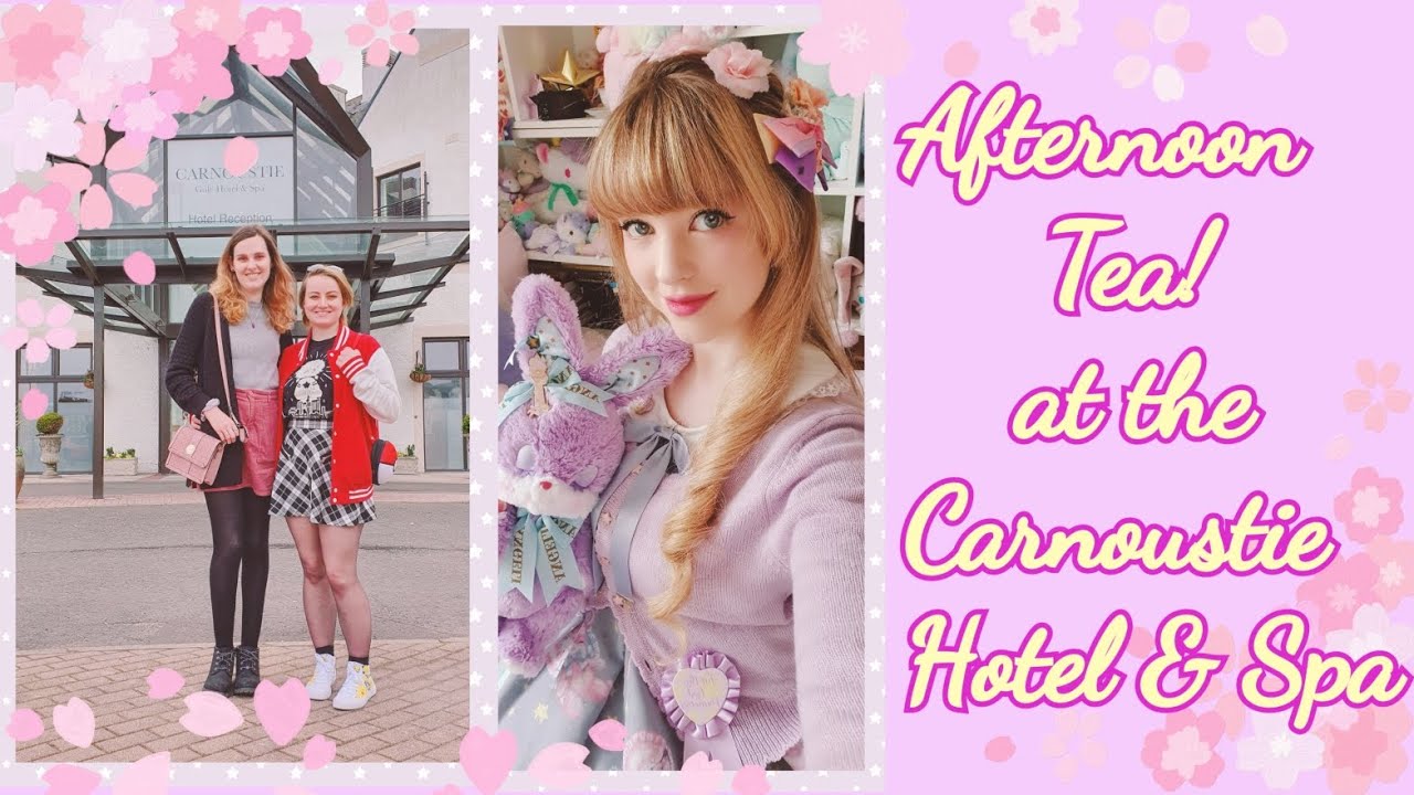 Tea at the Carnoustie Hotel & Spa! ☕️ #afternoontea #scotland #lolitafashion