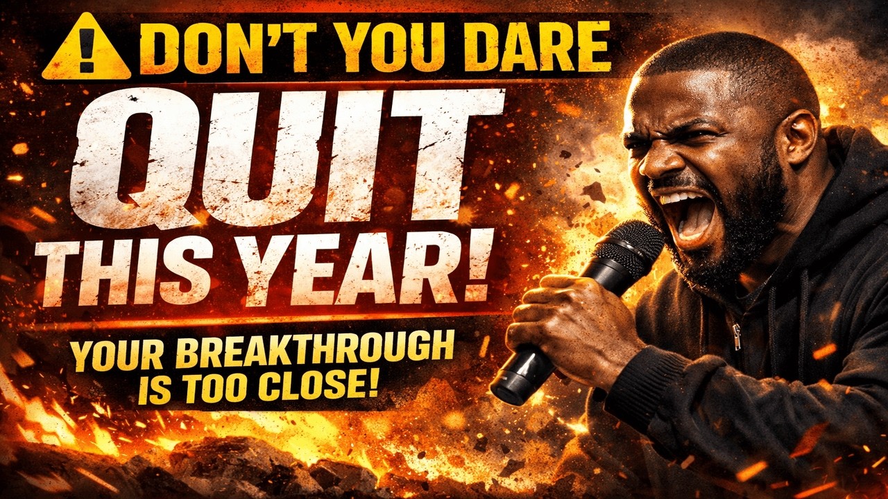 ⚠️ DON’T YOU DARE QUIT THIS YEAR! YOUR BREAKTHROUGH IS TOO CLOSE! powerful sermon