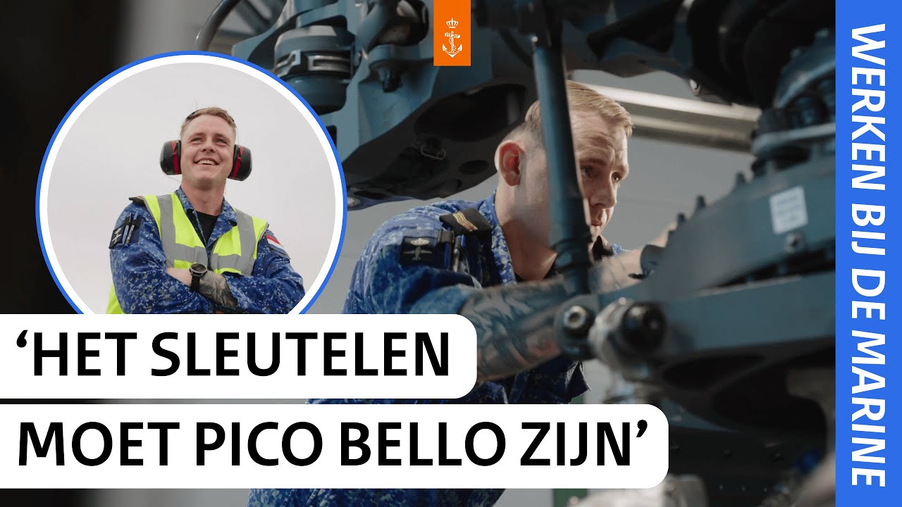 Onderofficier Mechanica NH90 Maarten | WERKEN BIJ DE MARINE ⚓