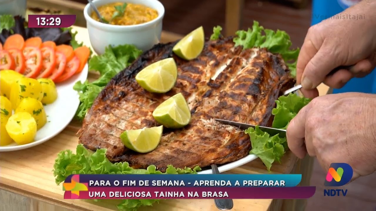 Aprenda a preparar uma deliciosa tainha na brasa para o fim de semana