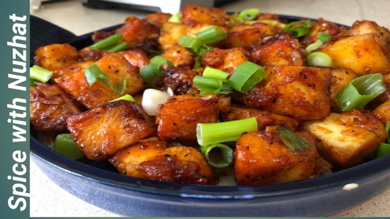 Chilli paneer | Chilli Paneer Dry | Easy chilli paneer recipe