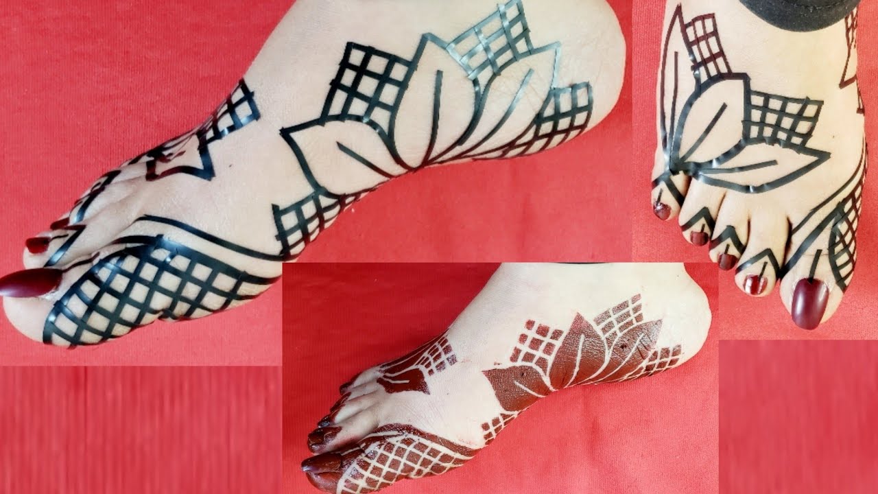 حنه شرائط سودانيه للعروسه نتيجه رائعه ومذهله من حنه الشريط اللاصق👌 Sudanese henna for the bride 🌸