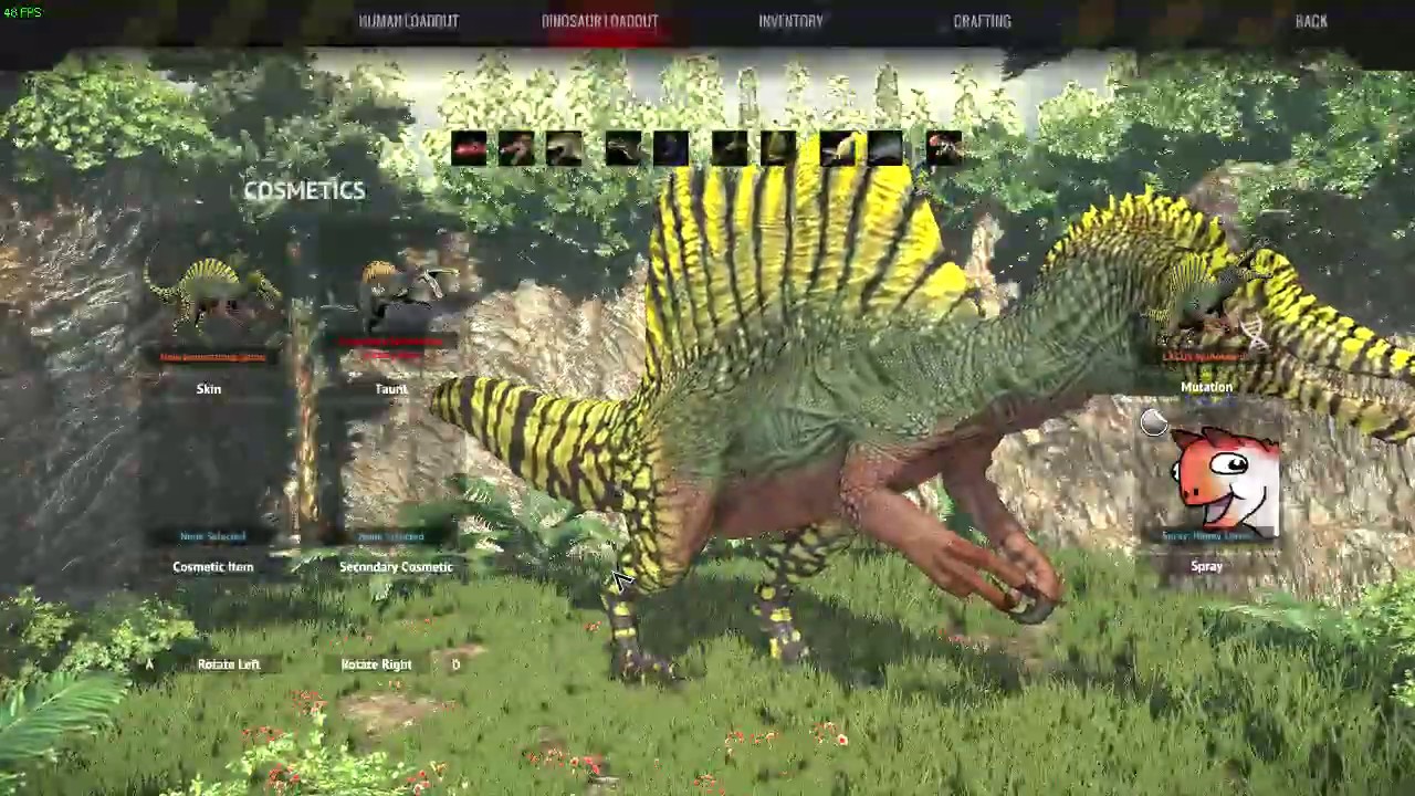 Primal Carnage: Extinction - Human & Dino loadout