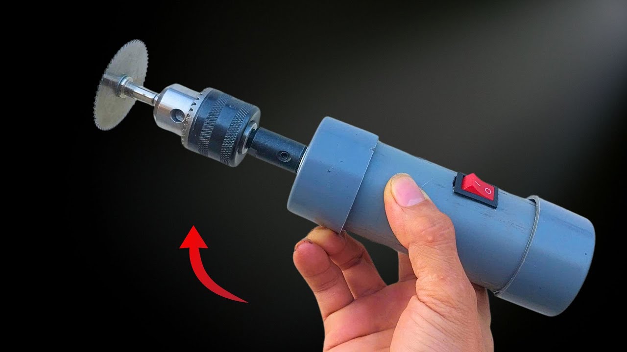 How to make an automatic mini cutting machine from PVC! Very helpful