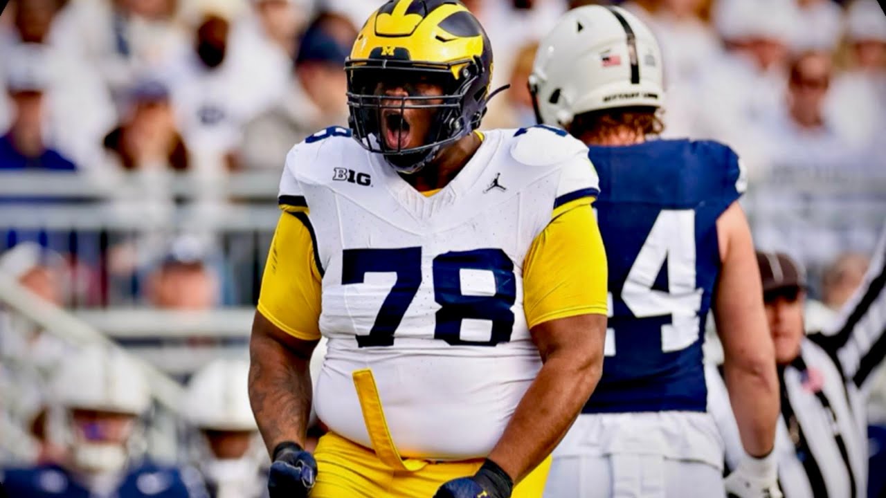 Kenneth Grant Full College Football Highlights💥| Michigan DT | NFL Draft Film