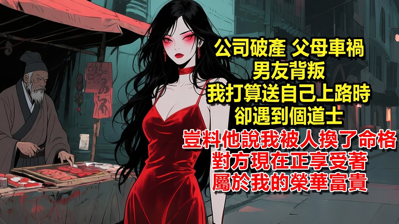 公司破產，父母車禍，男友背叛。我打算送自己上路時卻遇到個道士。豈料他說我被人換了命格，對方現在正享受著屬於我的榮華富貴。