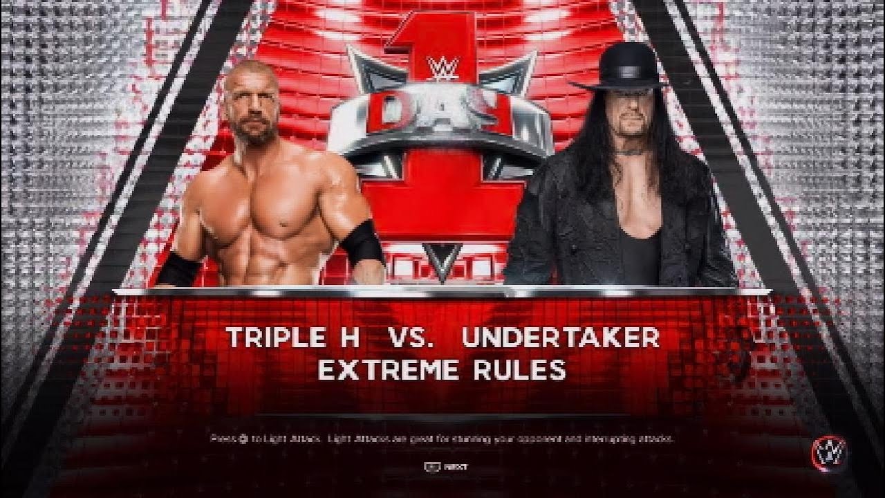 WWE 2K 🎮 Day 1 - Triple H vs. The Undertaker ⚰️