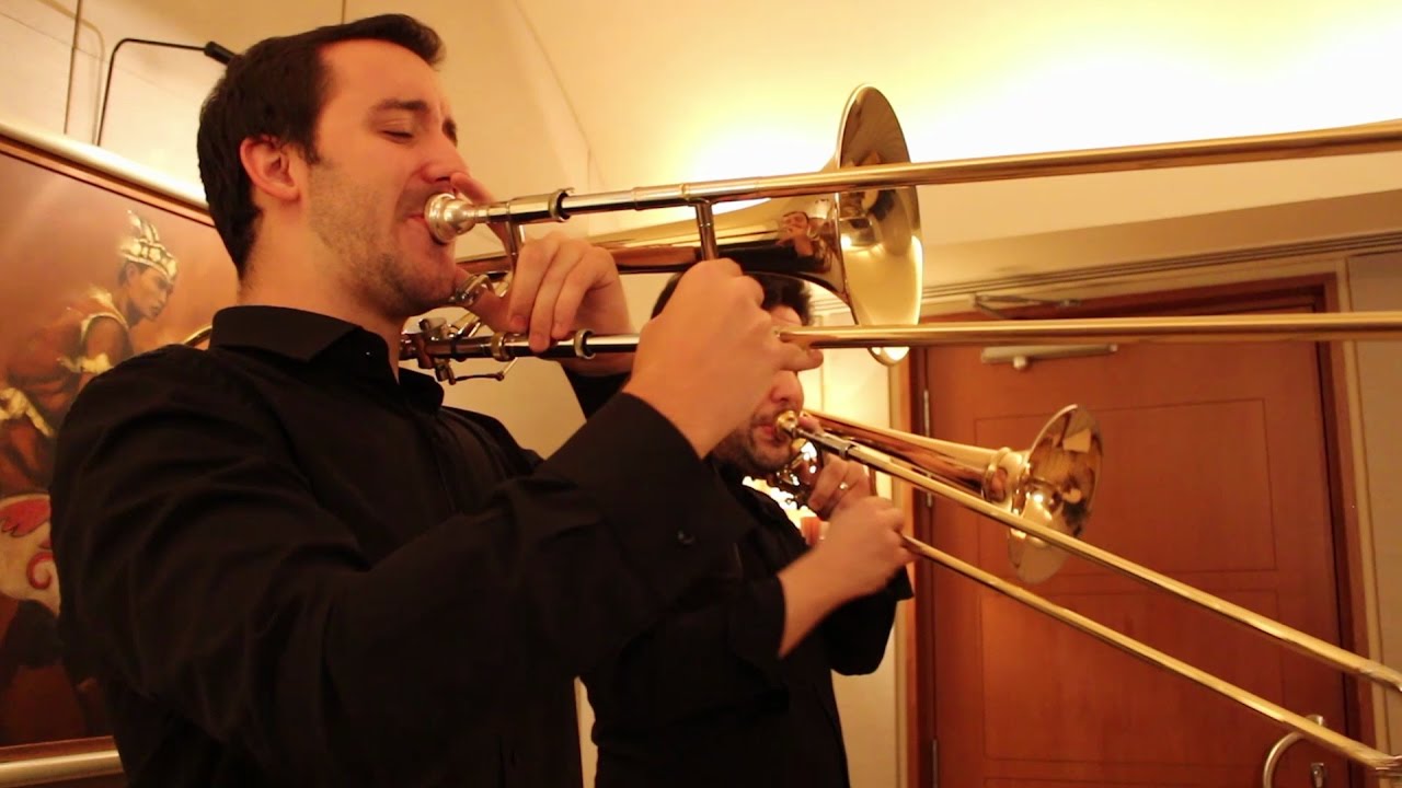 Concerto for two trombones and orchestra - ITF 2017 - Ricardo Mollá, Zachary Bond & Low Shao Suan