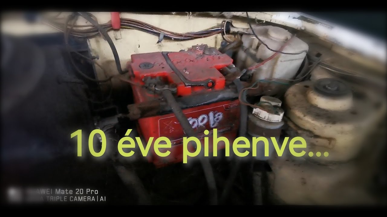 Trabant 1.1 (Ágnes)  1.rész. -  Első indítás 10 év után 