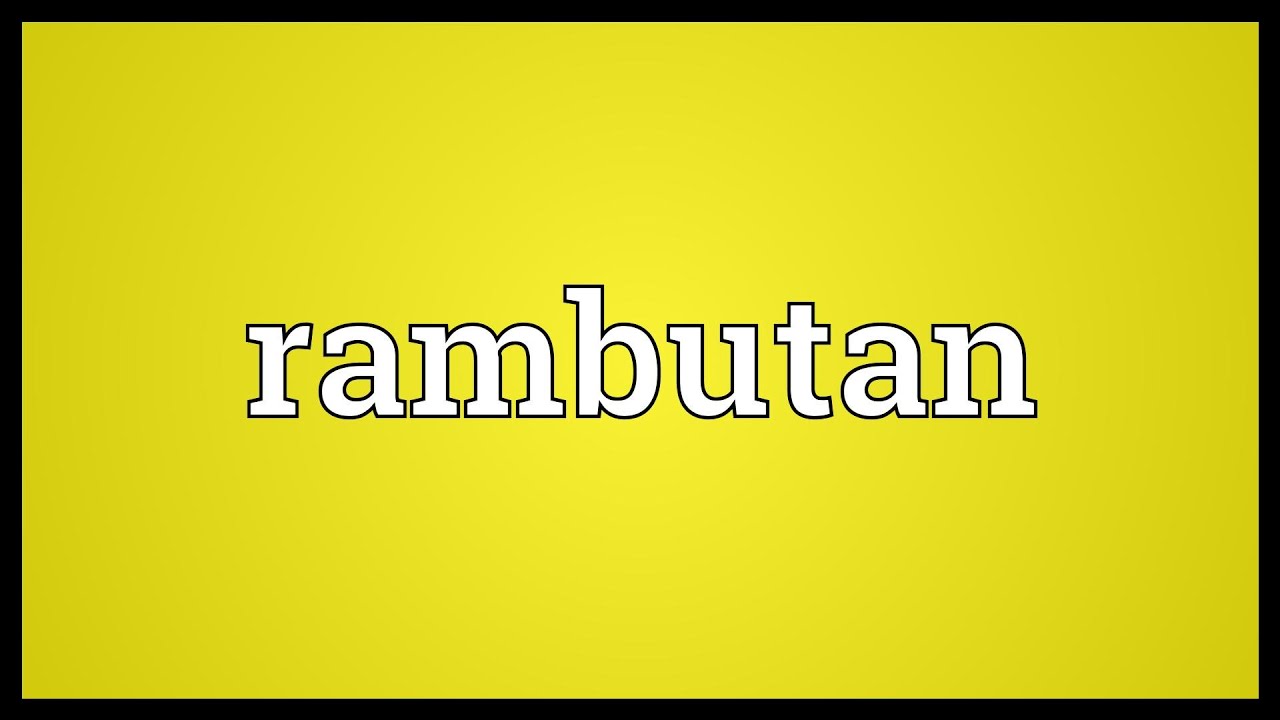 Rambutan Meaning