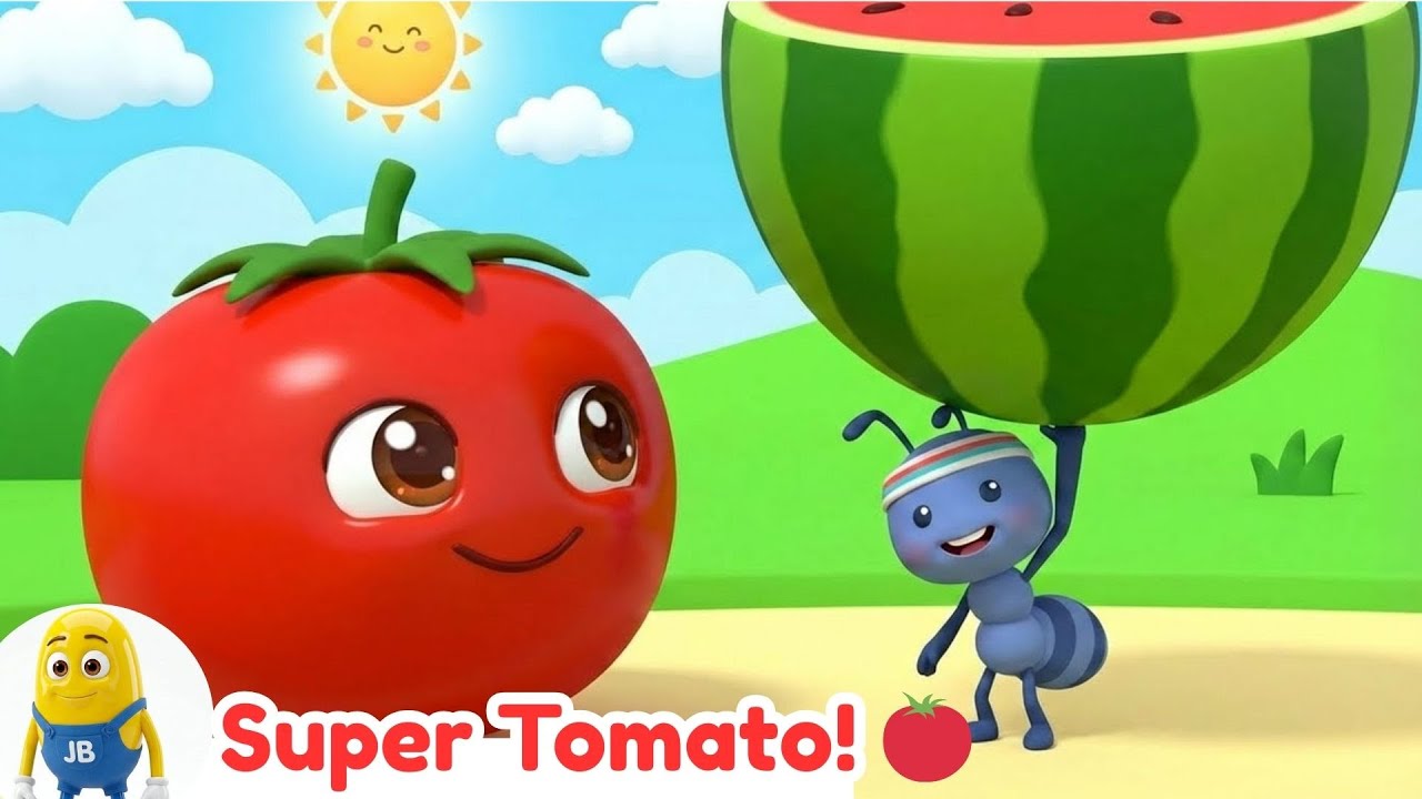 The Super Tomato! 🍅 + Doctor Elephant & Penny Pig | Healthy Habits & Animal Songs