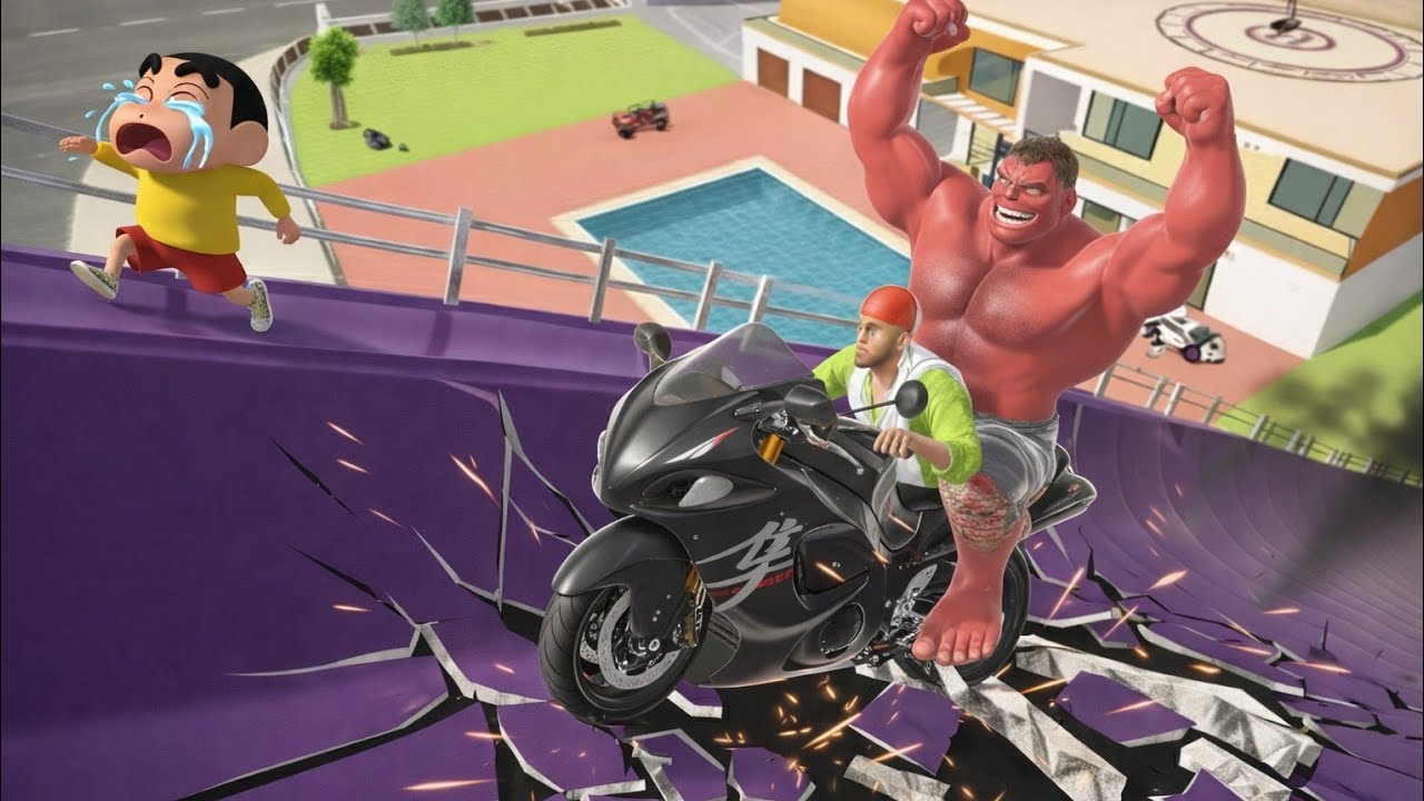 NEW MEGA RAMP 🔥 CHALANGE FRANKLIN INDIAN THEFT AUTO SIMULATOR GAMEPLAY #indiantheftautosimulator 