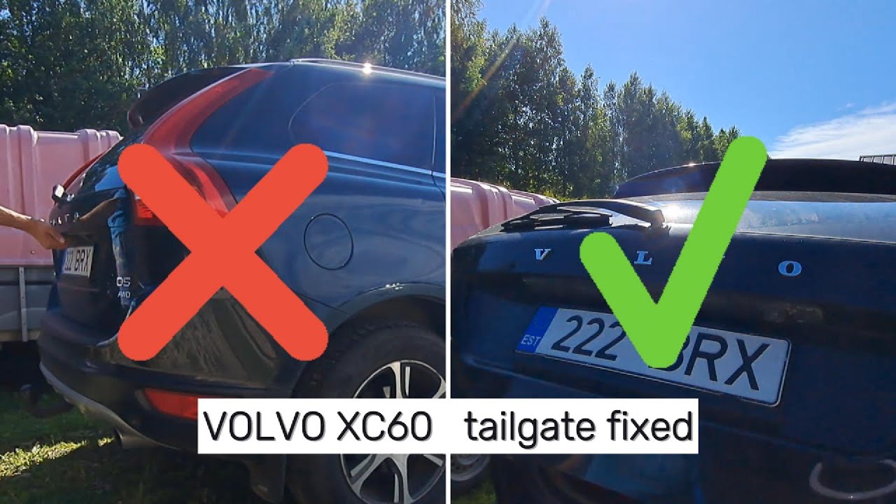 Volvo XC60 boot won't open