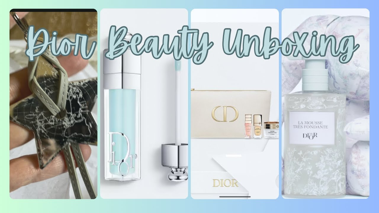 Dior Beauty Unboxing | Freebies | GWP | ASMR #dior #diorbeauty #unboxing #chanel #chanelbeauty