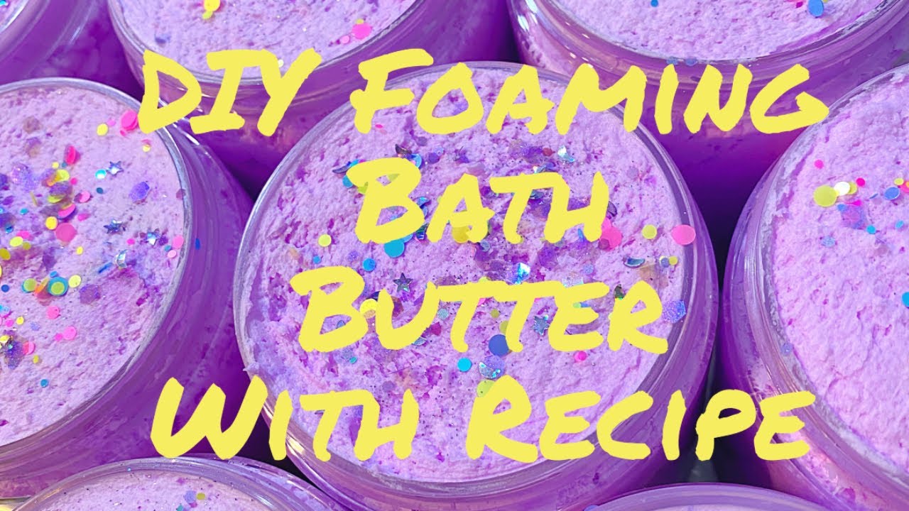 DIY Foaming Bath Whip with Recipe