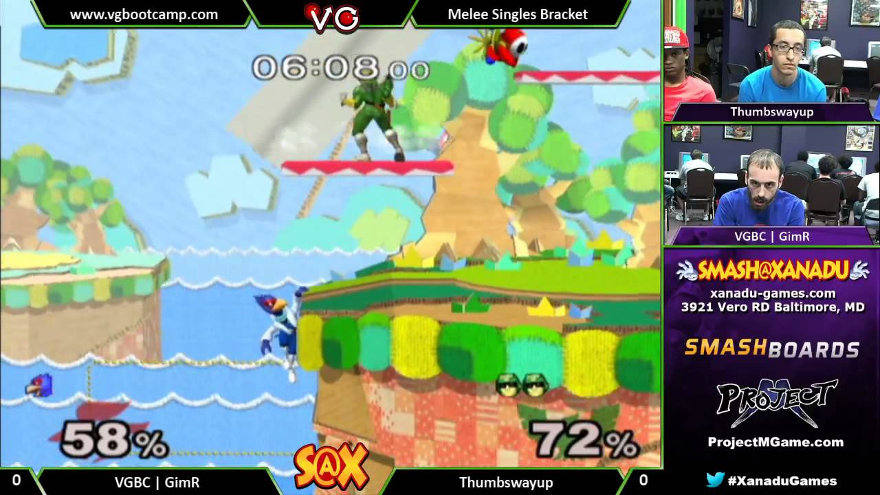 S@X Weekly - VGBC | GimR (Falco) Vs. Thumbswayup (Captain Falcon) SSBM - Super Smash Bros. Melee