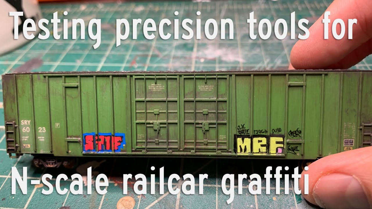 Tools for N-Scale Graffiti | CCMR At The Bench #6