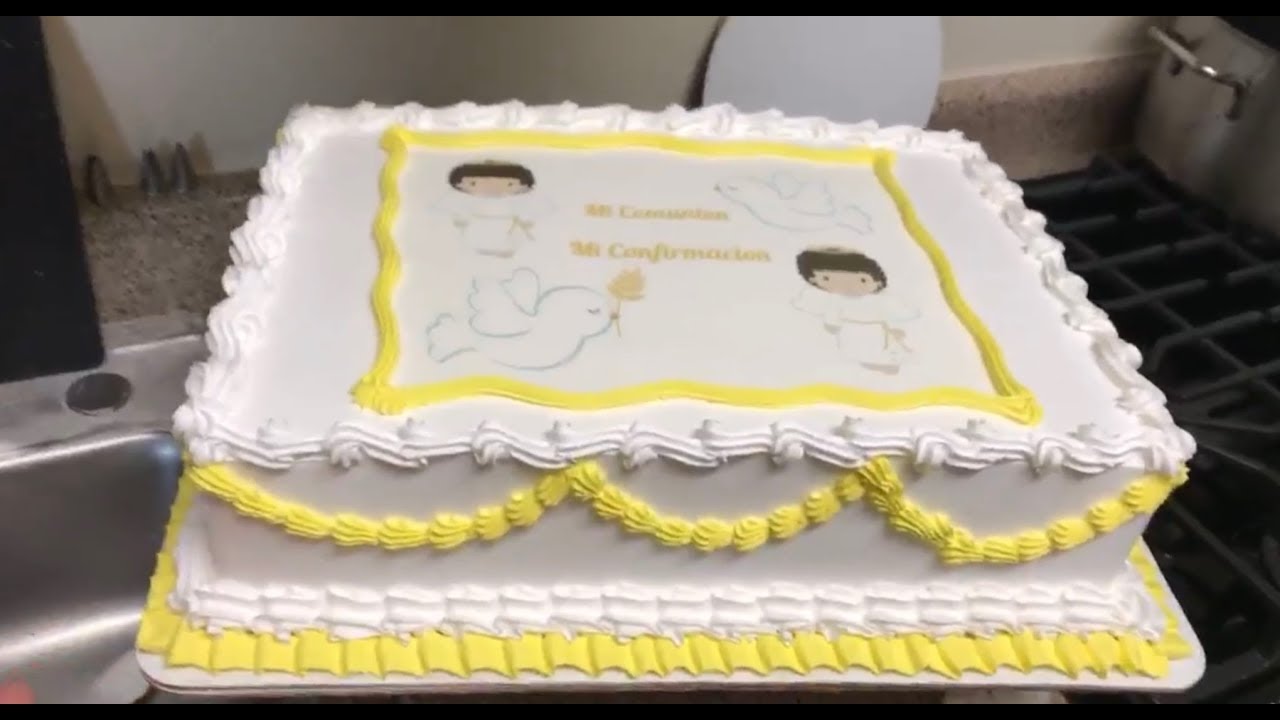 Como decorar pastel de comunión y confirmación..