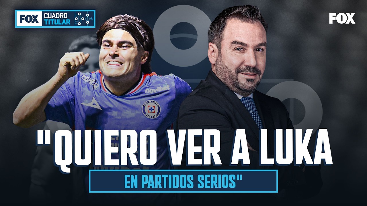 LUKA ROMERO FUE LA FIGURA DE CRUZ AZUL, FERNANDO CEVALLOS QUIERE VERLOS EN MOMENTOS IMPORTANTES