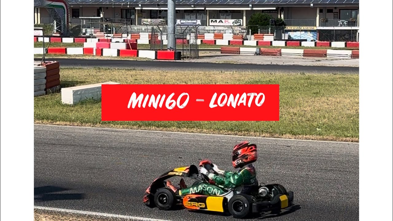 Chasing down the FIA Mini 60 Champion at South Garde Kart Track.