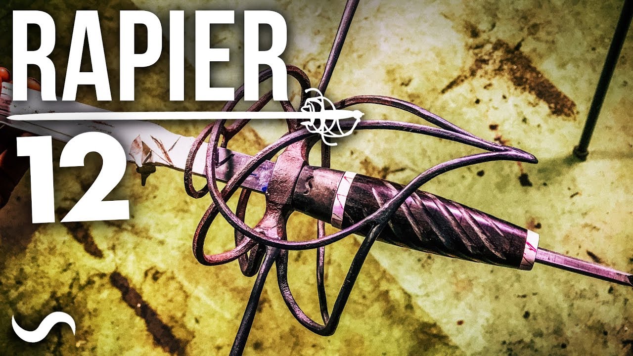 MAKING A BASKET HILT RAPIER SWORD!! PART 12