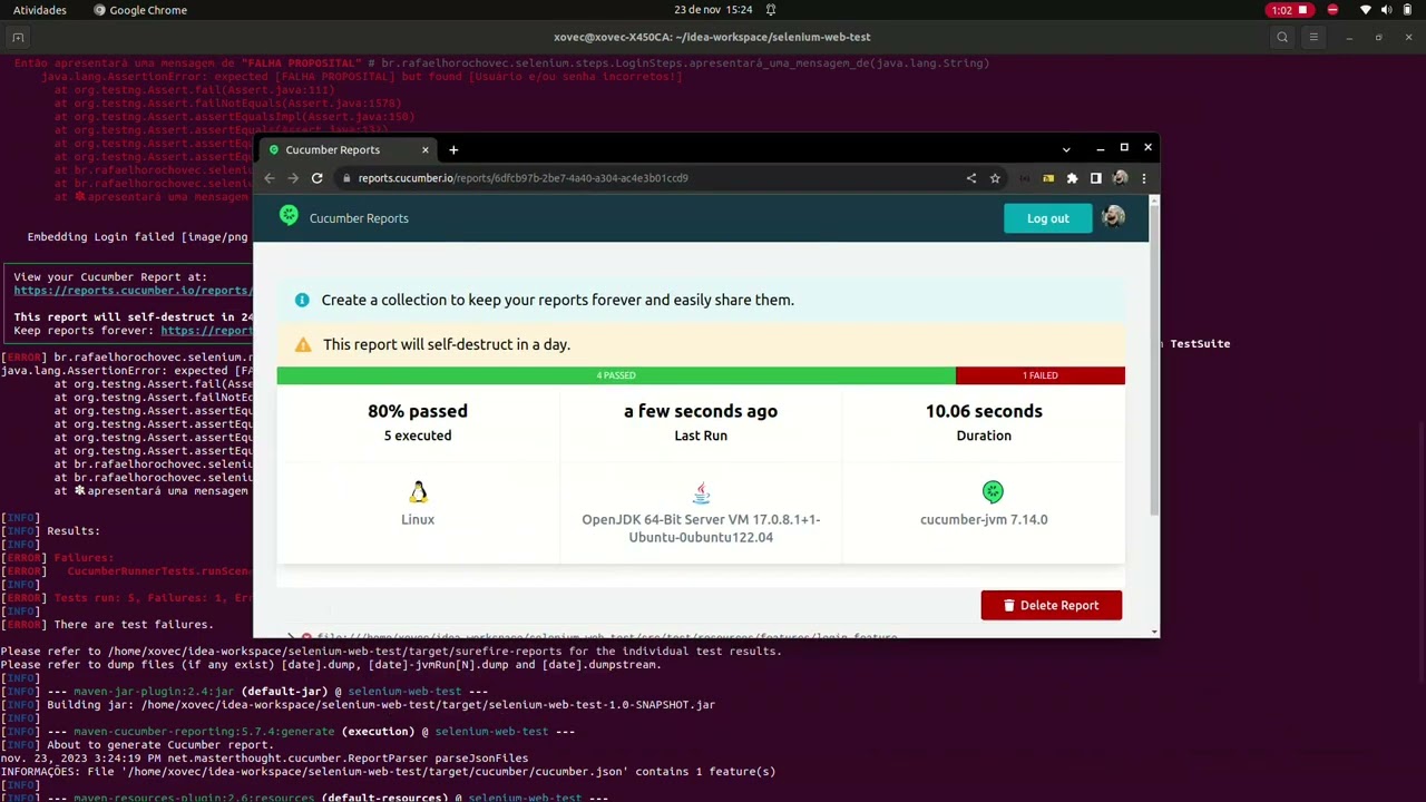 selenium web test