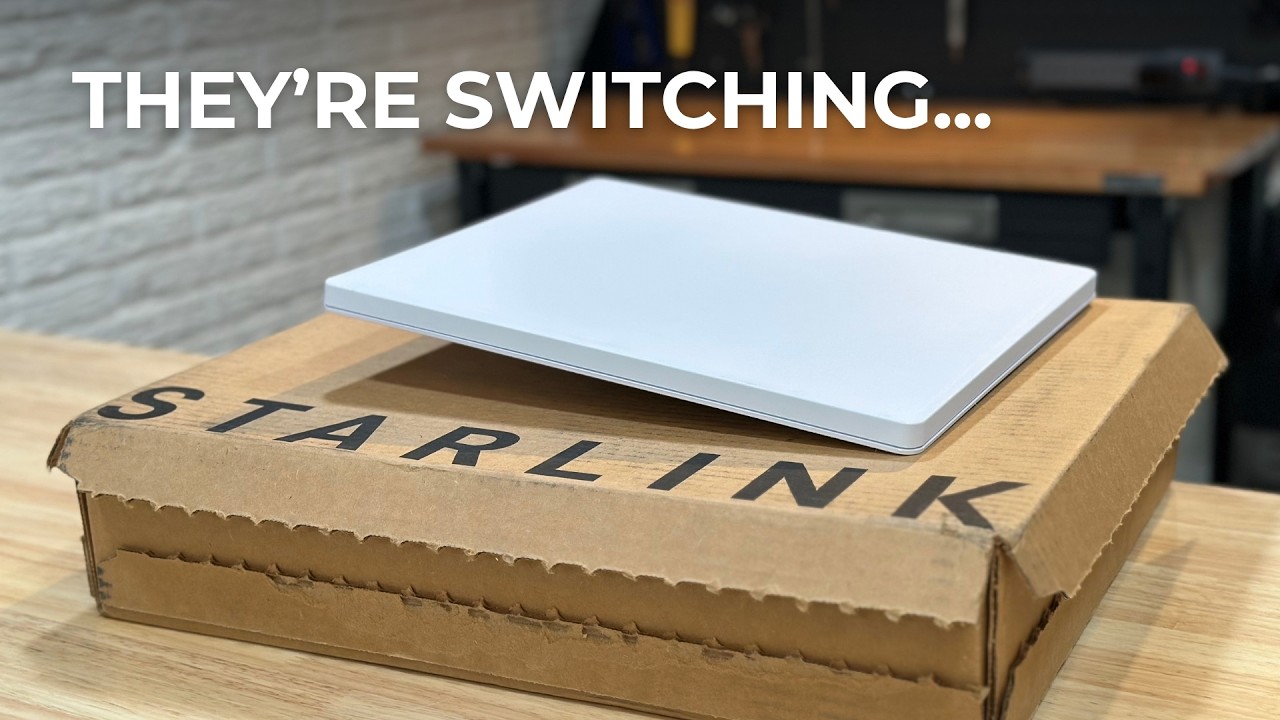 Почему пользователи кабельного и оптоволоконного интернета переходят на Starlink