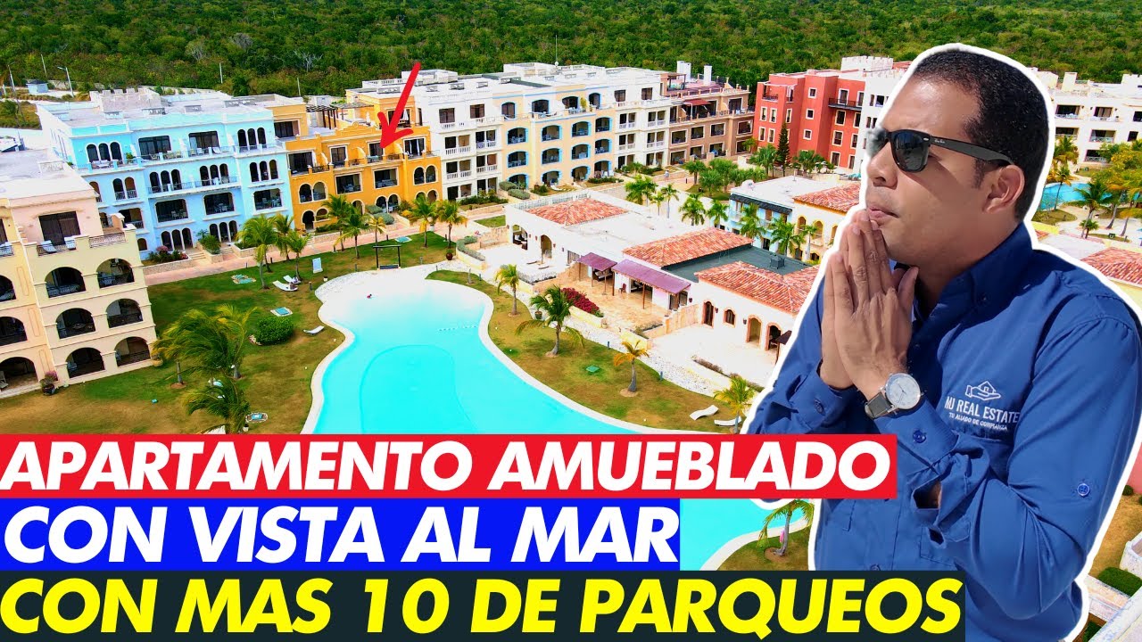 APARTAMENTO AMUEBLADO CON VISTA AL MAR EN CAP CANA