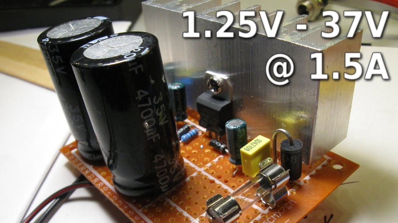 Zasilacz uniwersalny na dowolne napięcie (1.25V - 37V)