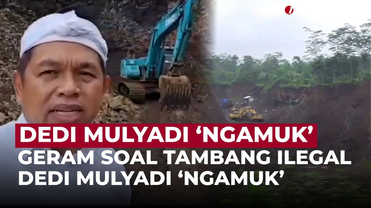 Dedi Mulyadi Murka! Tambang Batu Ilegal di Subang Langsung Ditutup | OneNews Update