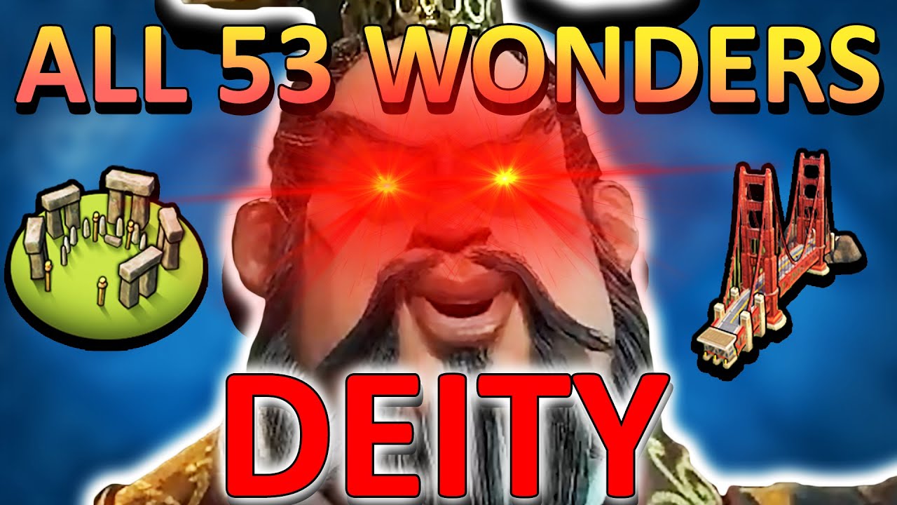 I built EVERY Wonder in Civ 6 on the HARDEST difficulty in one single game.