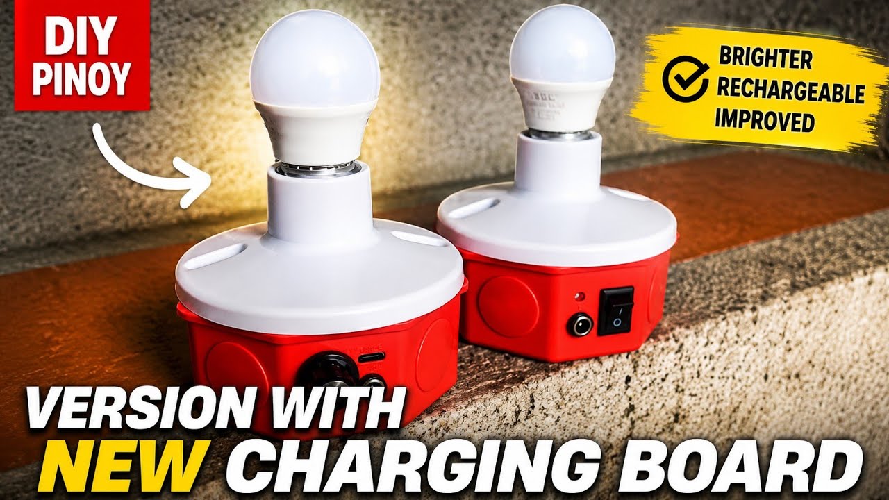 BETTER How to make Emergency bulb | rechargeable bulb | emergency light