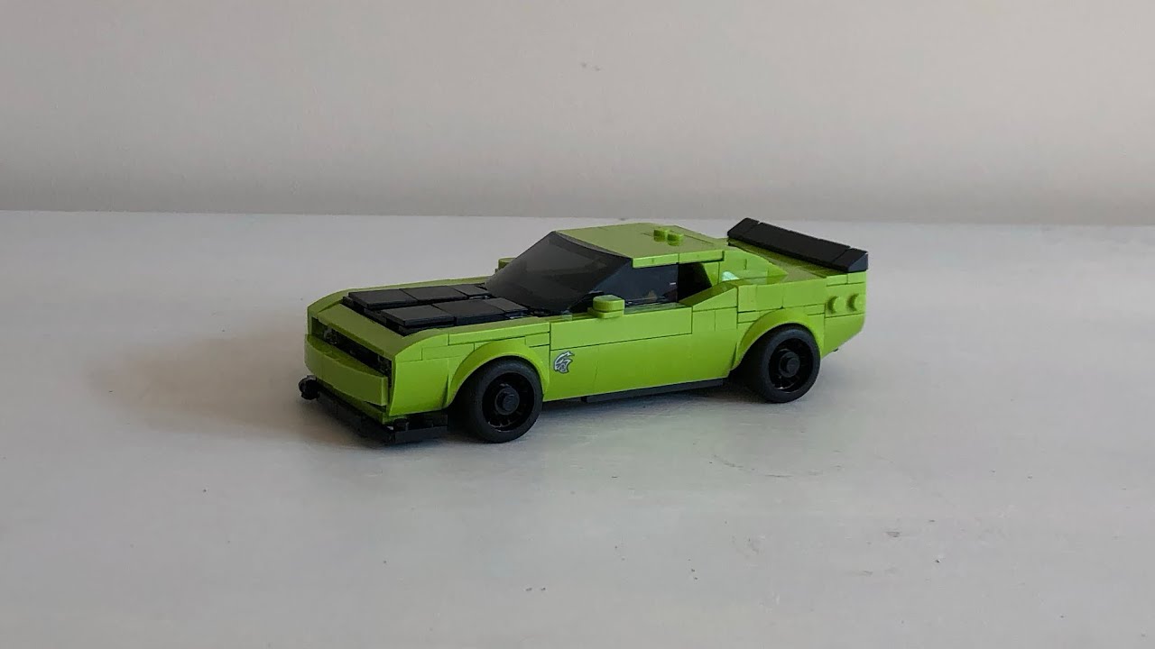 LEGO Speed Champions 77237 Dodge Challenger SRT Sports Car Speed-Build