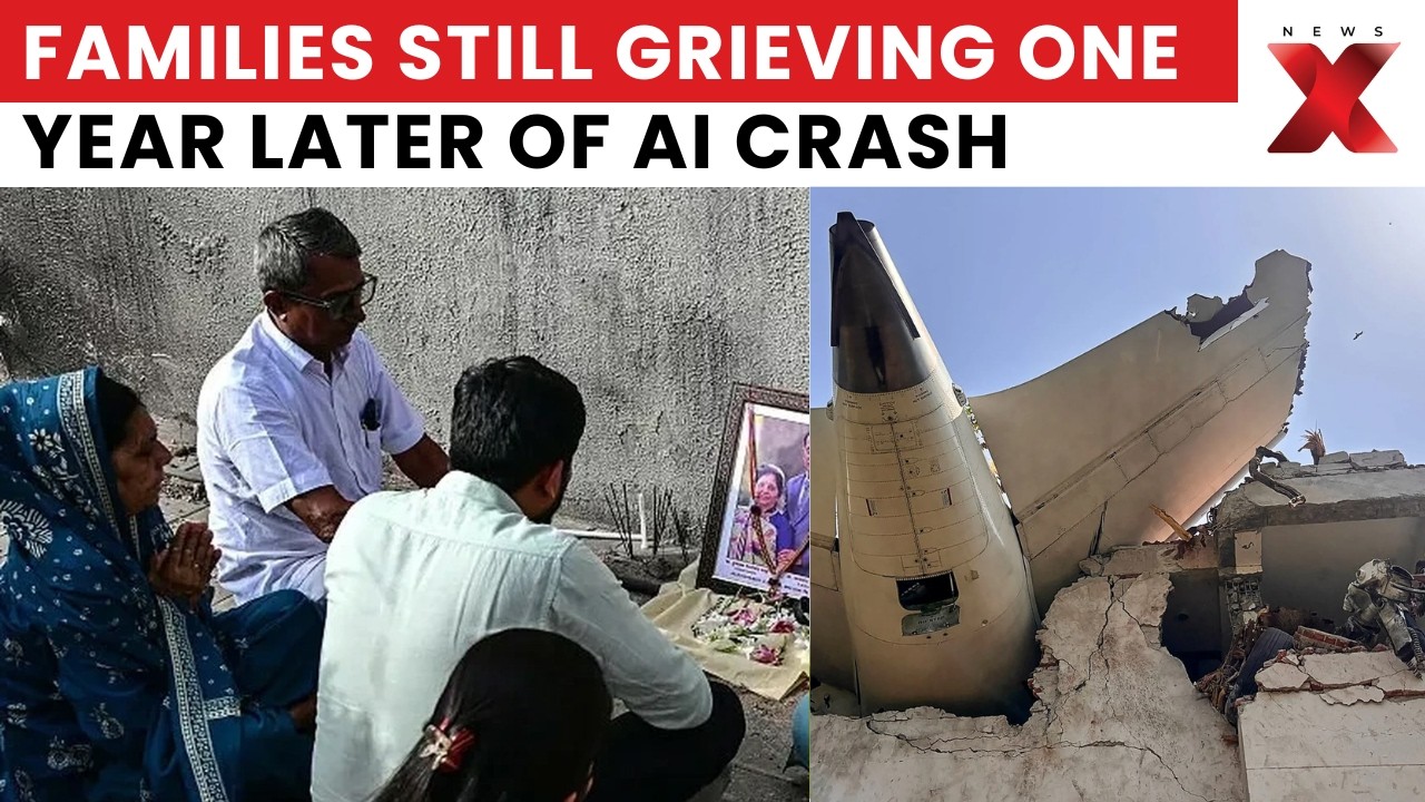 Emotional Scenes As Families Mourn Air India Flight 171 Victims One Year Later | NewsX