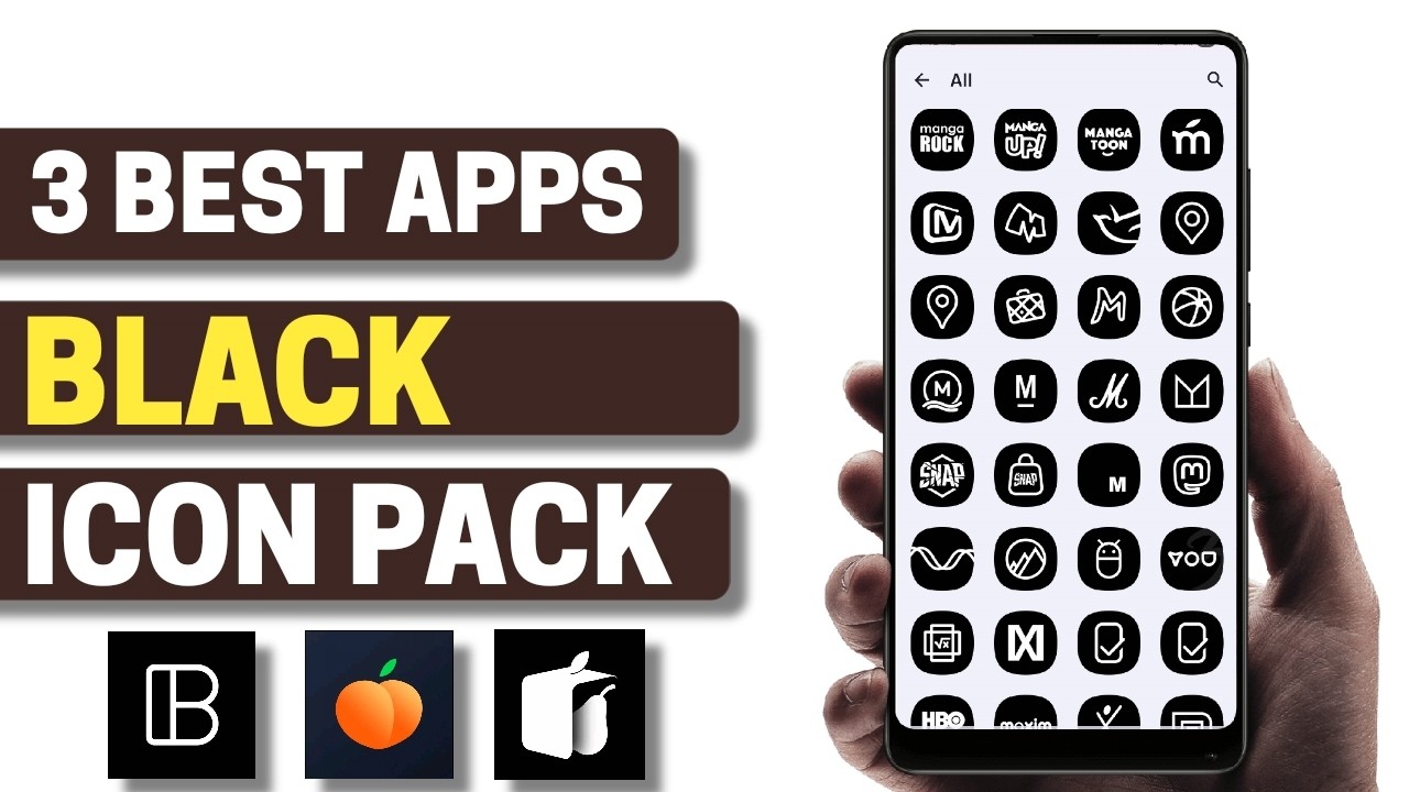 3 Best Black Icon Pack Apps for Android 2026