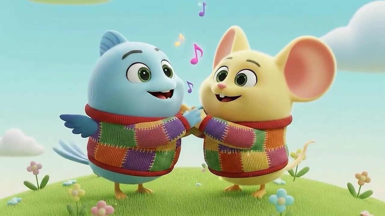 Moulin, Cerf, Lune & Souris | Comptines Douces pour Bébés 🌙🐭🦌 | Le Monde de Pompom