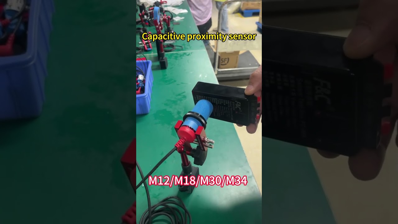 Capacitive proximity sensor #sensors #proximitysensor