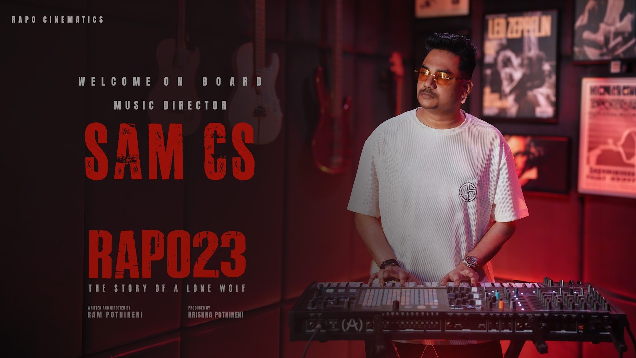 Welcome on Board SAM CS | #RAPO23 | RAm POthineni | RAPO Cinematics