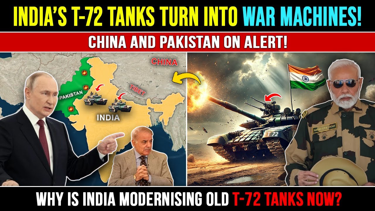Indian Army Gets BIG Defence BOOST With T72 Upgrade