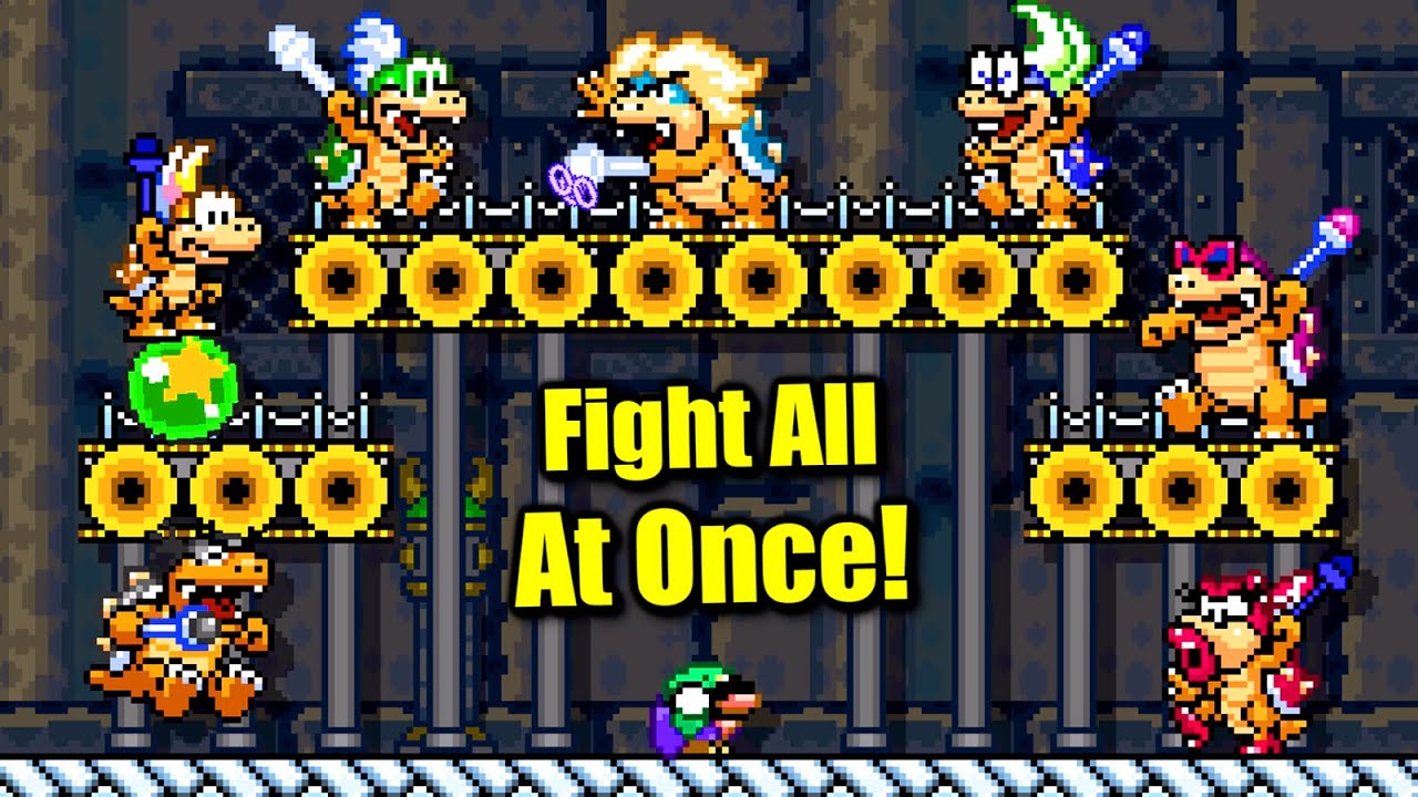 What Happens When You Fight All Koopalings at Once in Super Mario Maker 2?