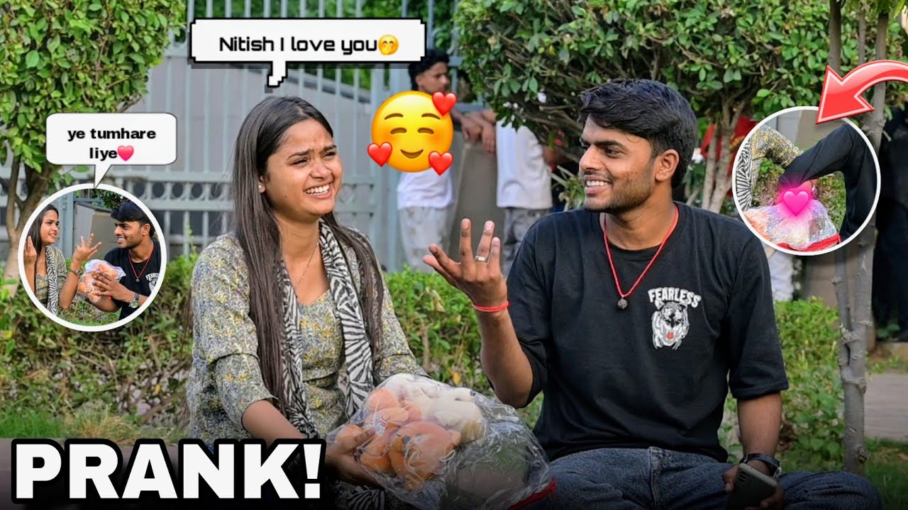 Nishi ने PRAPOSE किया🤩|| GONE WRONG PRANK🥲 @Nitish chaurasia vlogs