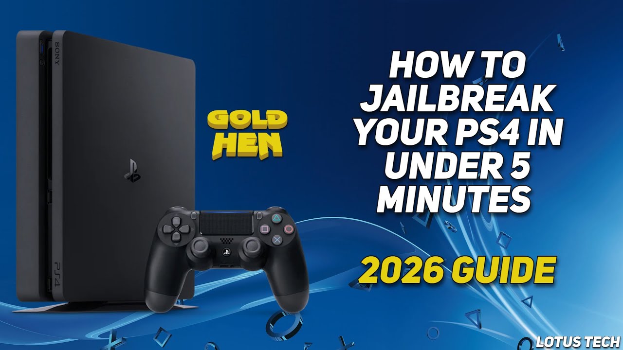 Как взломать PS4 менее чем за 5 минут (руководство 2026 года)