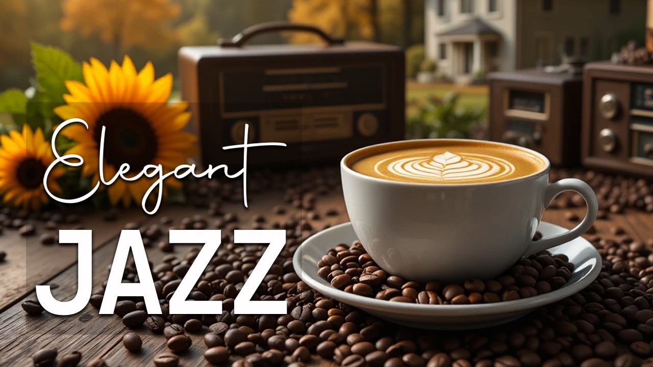 Elegant Jazz Music ☕ Bossa Nova background for Great Moods, Stress Relief & Relaxing