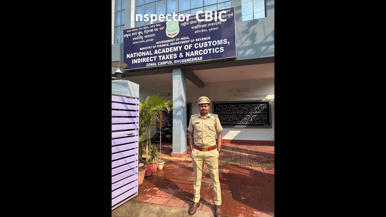 Bhubaneshwar NACIN Training first day #cbic #cgst #customs