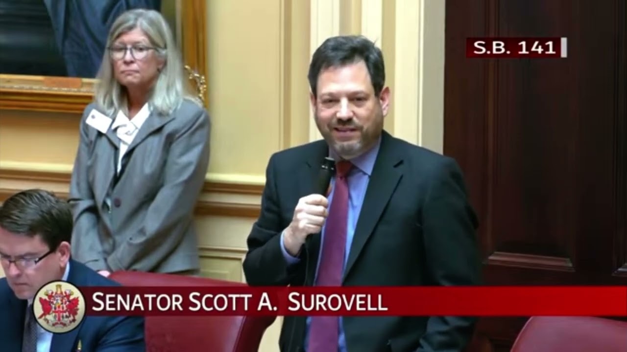 Senator Scott Surovell Speaks in Favor of Political Advertisement AI Disclaimer Bill (SB141)